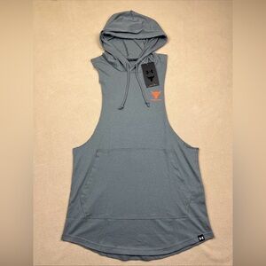 Under Armour Project Rock Sleeveless Hoodie HD Payoff Workout Shirt, Men's Sz S